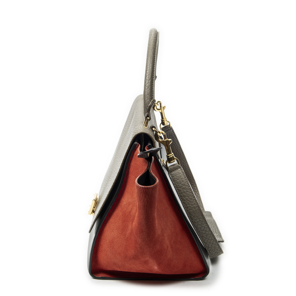 Celine Medium Tricolor Trapeze - Picture 3 of 10